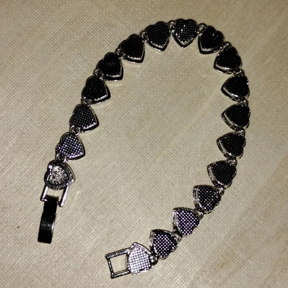 New shiny heart bracelet 8 Stainless - Picture 2 of 3